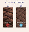 Product: Exclusive Polyester Weighted Blanket | Color: Velvet Brown 3.0