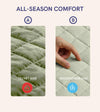 Product: Exclusive Polyester Weighted Blanket | Color: Velvet Green 3.0
