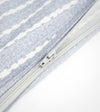 Product: Cotton Weighted Blanket Duvet Cover | Color: Blue White Stripe