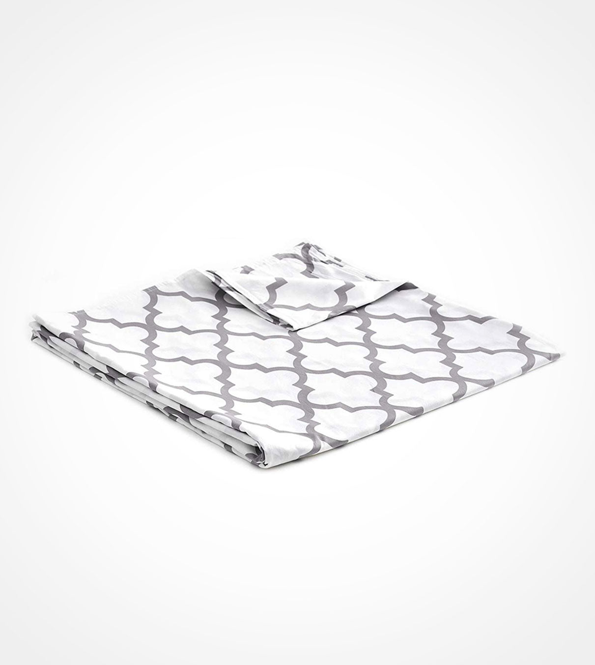 Product: Cotton Weighted Blanket Duvet Cover | Color: Lattice Scroll