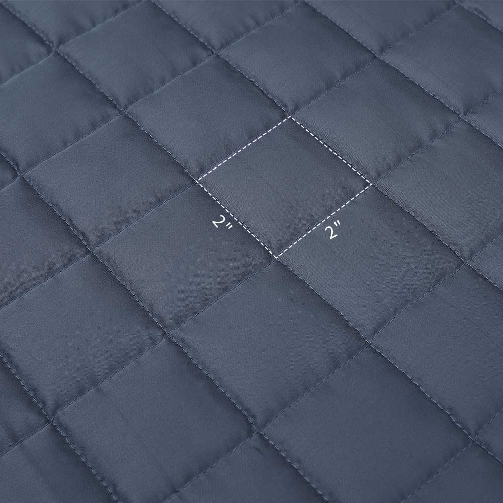 Product: YNM Weighted Blanket 15lb | Color: Bamboo Blue Grey 3.0