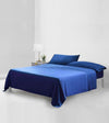 Product: Bamboo Weighted Blanket Duvet Cover | Color: Bamboo Dark Blue