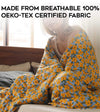 Product: YNM Weighted Blanket 7lb | Color: Bamboo Flower 2.0