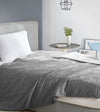 Product: Bamboo Weighted Blanket Duvet Cover | Color: Bamboo Gradient Dark Grey