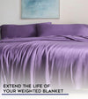 Product: Bamboo Weighted Blanket Duvet Cover | Color: Bamboo Lavender