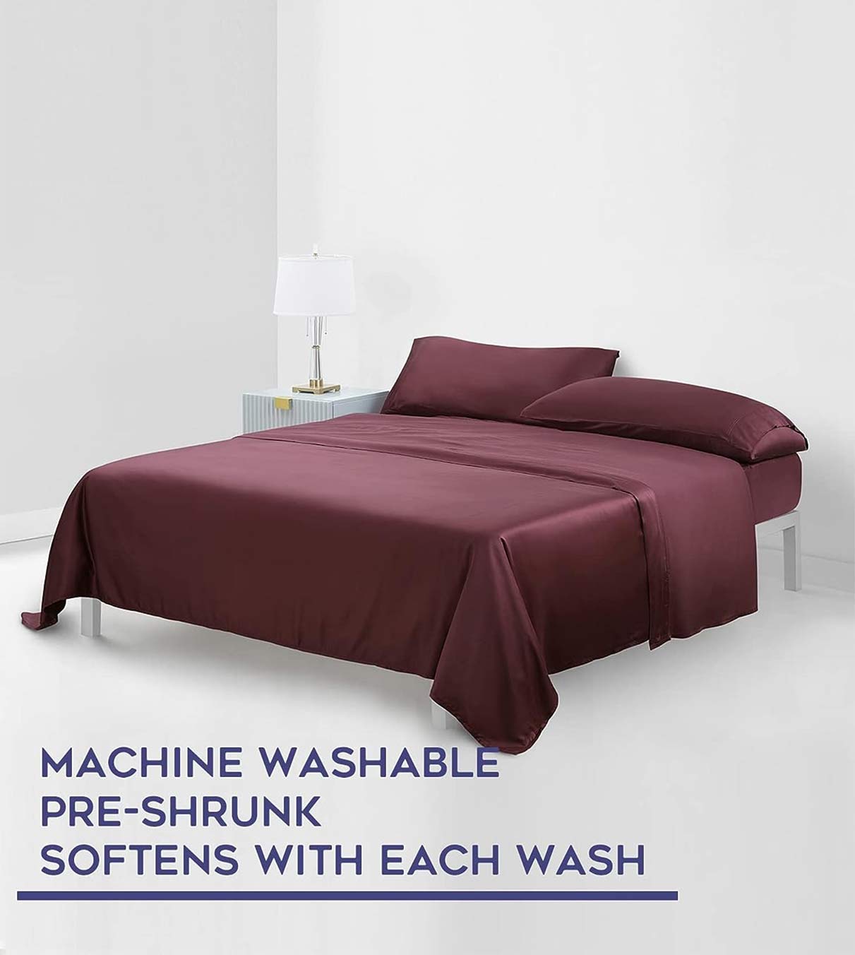 Product: Weighted Blanket Duvet Covers Twin Size | Color: Bamboo Rose Purple