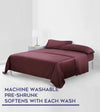 Product: Weighted Blanket Duvet Covers Twin Size | Color:  Bamboo Rose Purple