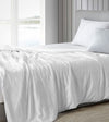 Product: Bamboo Weighted Blanket Duvet Cover | Color: Bamboo White