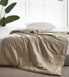 Product: Queen Size Weighted Blanket Duvet Cover | Color: Cotton Khaki