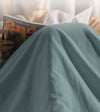 Product: Queen Size Weighted Blanket Duvet Cover | Color: Cotton Sprout Green