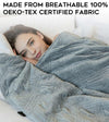 Product: Bamboo Weighted Blanket Duvet Cover | Color: Minky Diamond