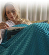 Product: Queen Size Weighted Blanket Duvet Cover | Color: Minky Green