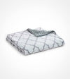 Product: Queen Size Weighted Blanket Duvet Cover | Color: Minky Lattice Scroll