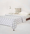 Product: Weighted Blanket Duvet Covers Kid's Size | Color: Minky Lattice Scroll