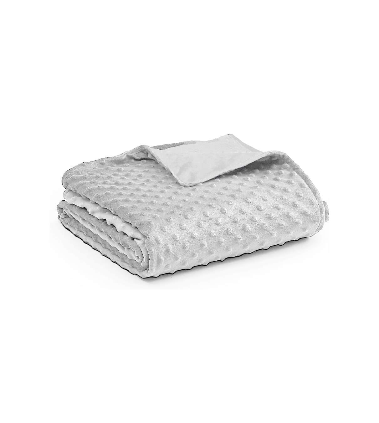 Product: Queen Size Weighted Blanket Duvet Cover | Color: Minky Light Grey