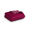 Product: Queen Size Weighted Blanket Duvet Cover | Color: Minky Red