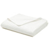 Product: Cotton Weighted Blanket Duvet Cover | Color: 3 Side Zipper - Waffle White