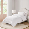 Product: Cotton Weighted Blanket Duvet Cover | Color: 3 Side Zipper - Waffle White