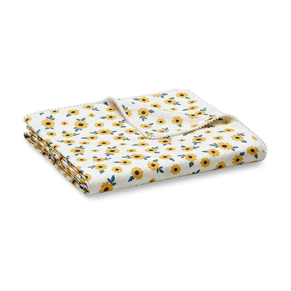 Product: Cotton Weighted Blanket Duvet Cover | Color: Sunflower Filed of Dreams