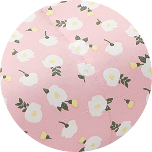 Product: YNM Weighted Blanket 15lb | Swatch: Cotton Pink Flower 2.0