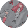 Product: Soft Weighted Blanket Duvet Cover | Swatch: Mermaid Print