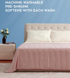 Product: Cooling Weighted Blanket Duvet Cover | Color: Cooling Nylon/PE Pale Pink