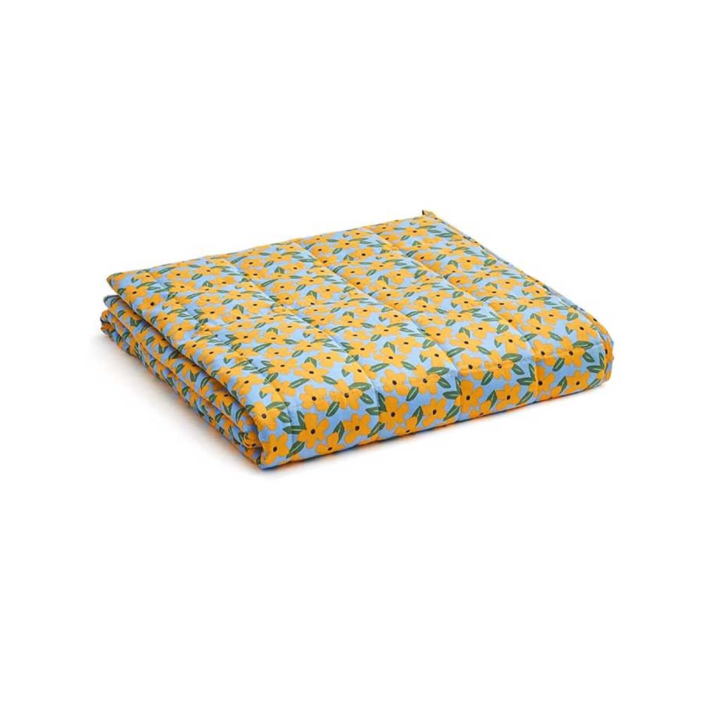 Product: Kids Original Cooling Weighted Blanket | Color: Yellow Flower