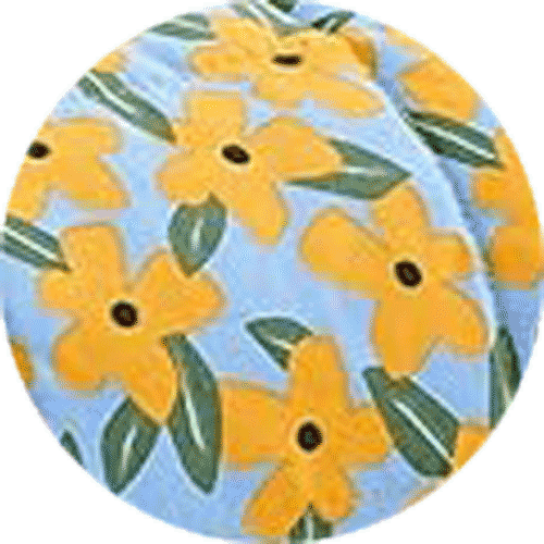 Product: Cooling Bamboo Weighted Blanket | Swatch: Yellow-Flower