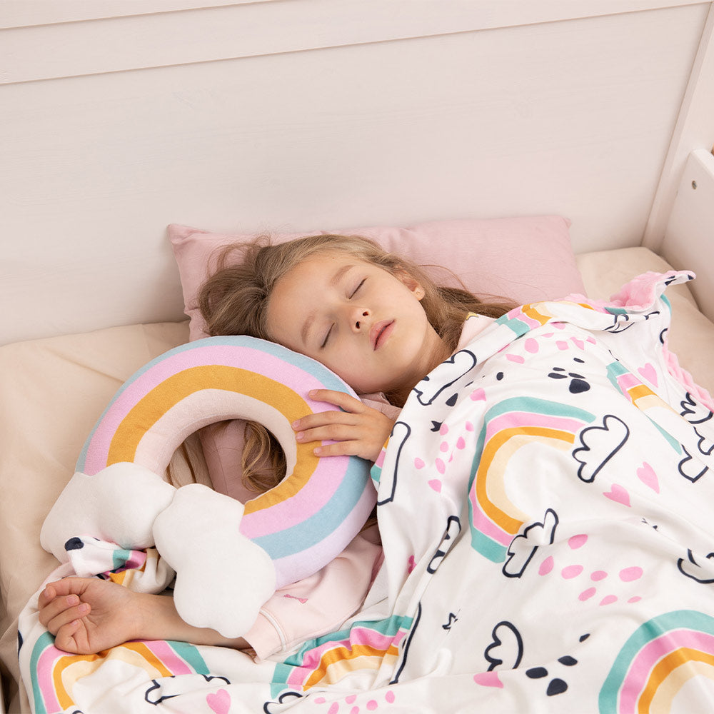 Product: Kids Weighted Animal Set | Color: Pink Rainbow Set