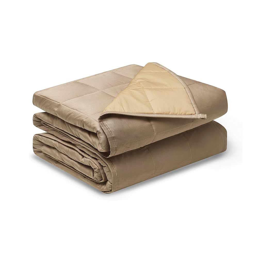 Product: Original Cotton Weighted Blanket | Color: Sateen Khaki