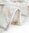 Product: YNM Weighted Blanket 15lb| Color: Bamboo Khaki Flower 2.0