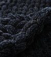 Product: 15lb Knitted Weighted Blanket | Color: Chenille Night Sky