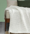 Product: 15lb Knitted Weighted Blanket | Color: Cooling White