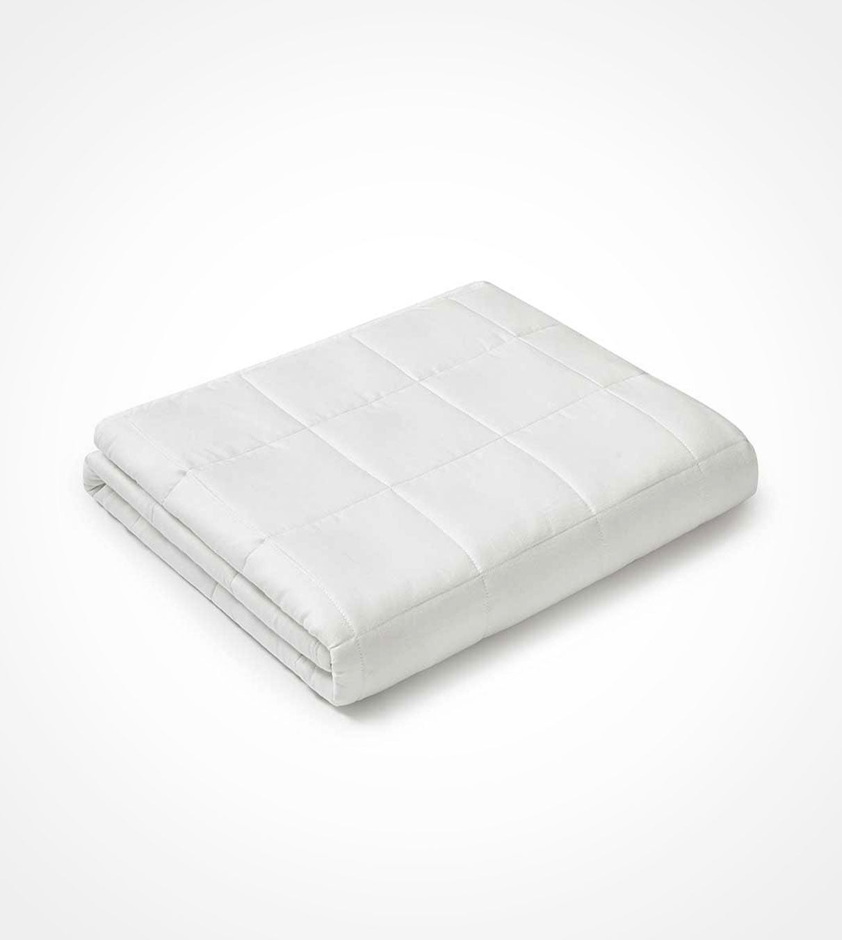 Product: YNM Weighted Blanket 17lb | Color: Cotton White 2.0