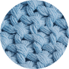 Product: Chunky Cable Knit Throw | Swatch: Aqua Blue