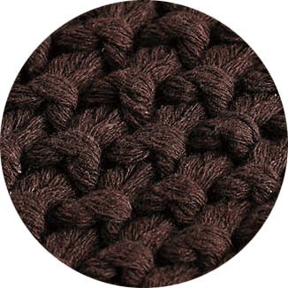 Product: Chunky Cable Knit Throw | Swatch: Chocolate Brown