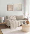 Product: Chunky Cable Knit Throw | Color: Cream White