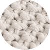 Product: Chunky Cable Knit Throw | Swatch: Cream White