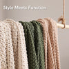 Product: Chunky Cable Knit Throw | Color: Cream White