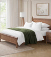 Product: Chunky Cable Knit Throw | Color: Pine Green