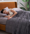 Product: Cooling Bamboo Weighted Blanket | Color: Charcoal_