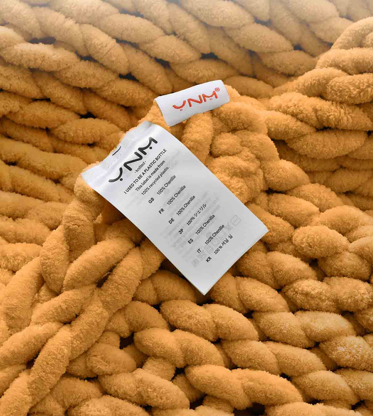 Product: Chenille Throw Blanket | Color: Chenille Golden Yellow