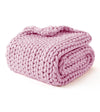 Product: Knitted Chunky Throw | Color: Fancy Pink