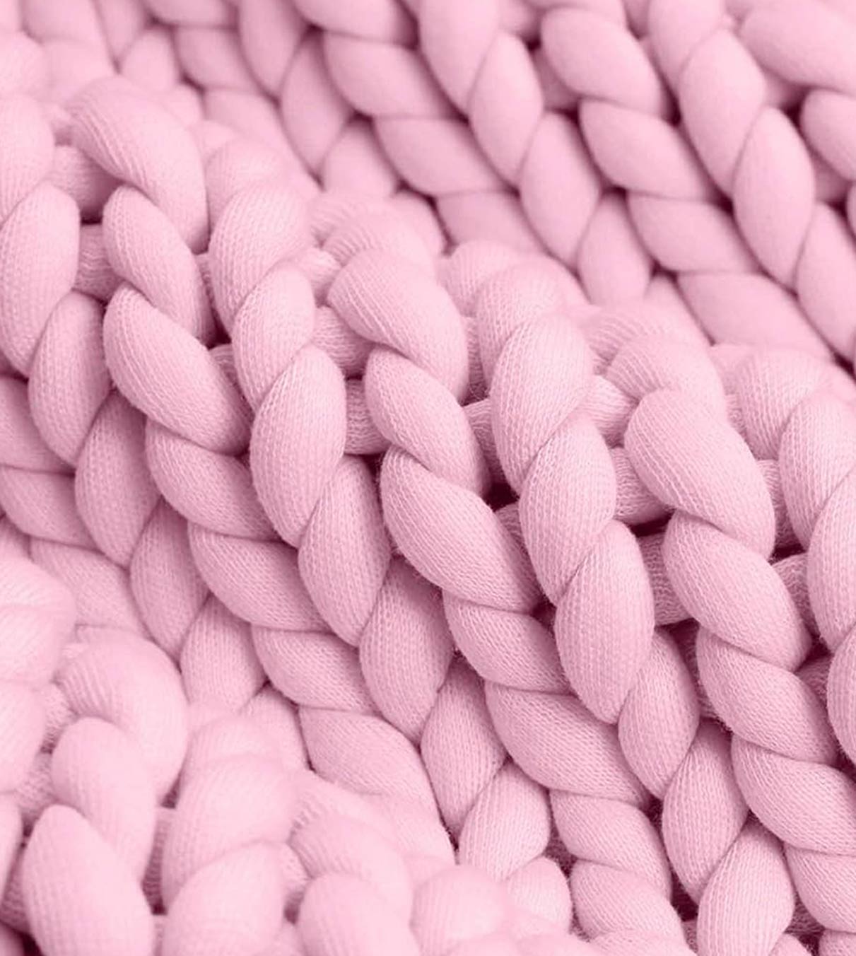 Product: Knitted Chunky Throw | Color: Fancy Pink