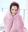 Product: Knitted Chunky Throw | Color: Fancy Pink