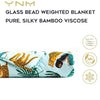 Product: YNM Weighted Blanket 20lb | Color: Bamboo Lepard 2.0