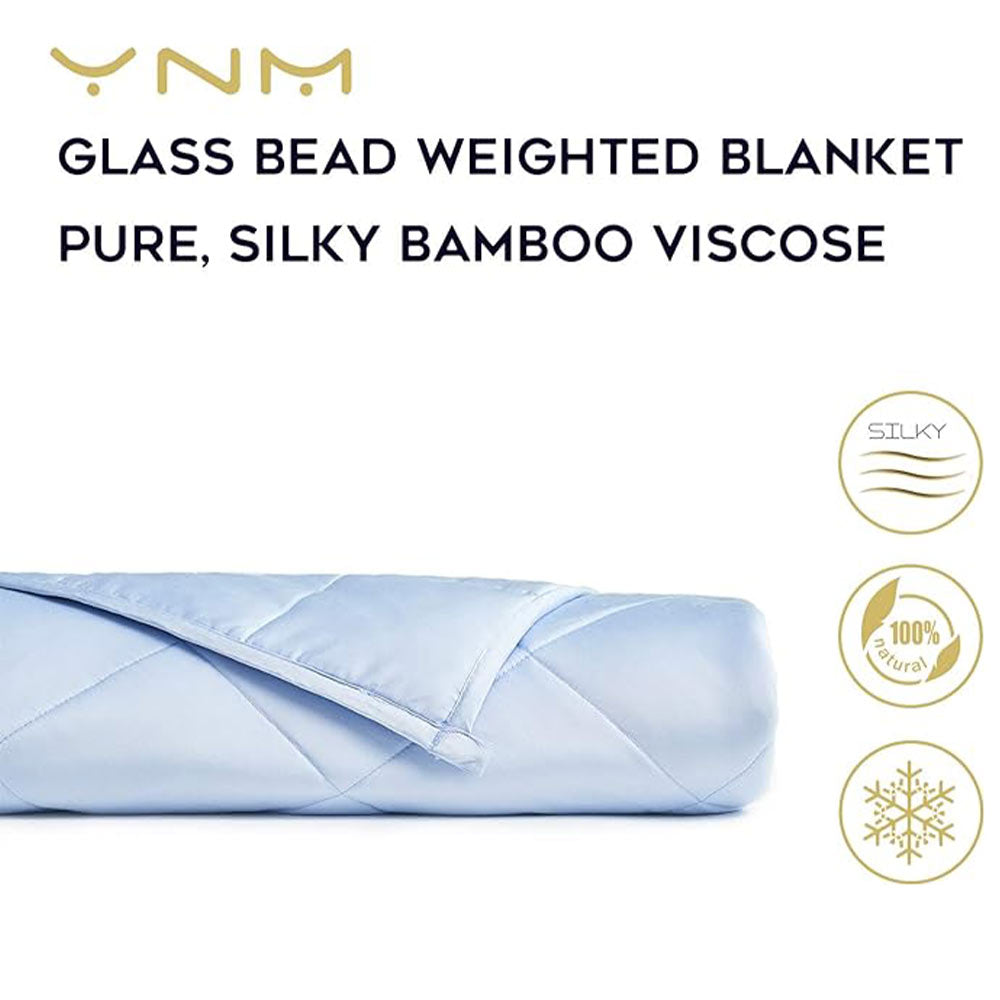 Product: YNM Weighted Blanket 15lb | Color: Bamboo Purple 2.0