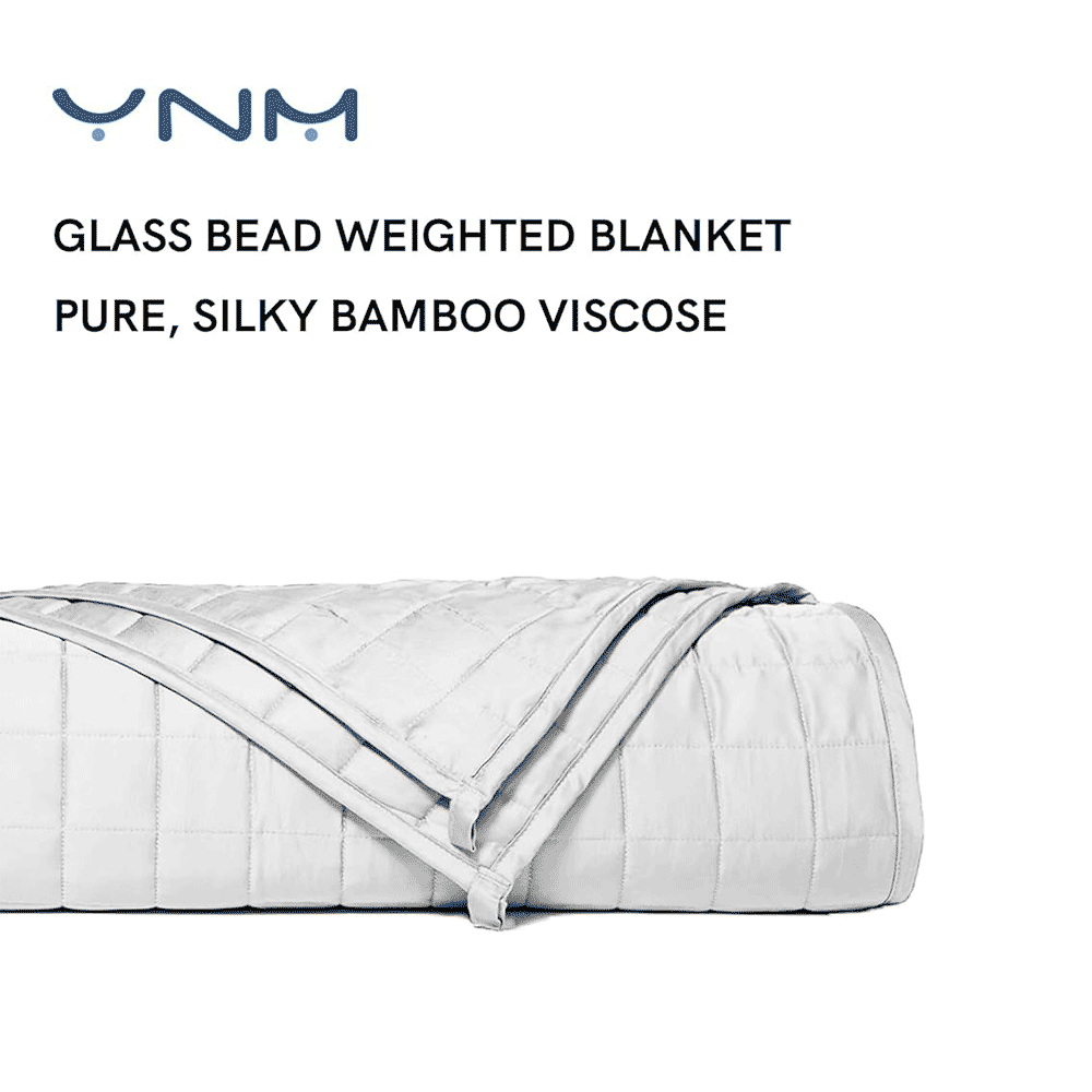 Product: YNM Weighted Blanket 25lb | Color: Bamboo Light Grey 3.0