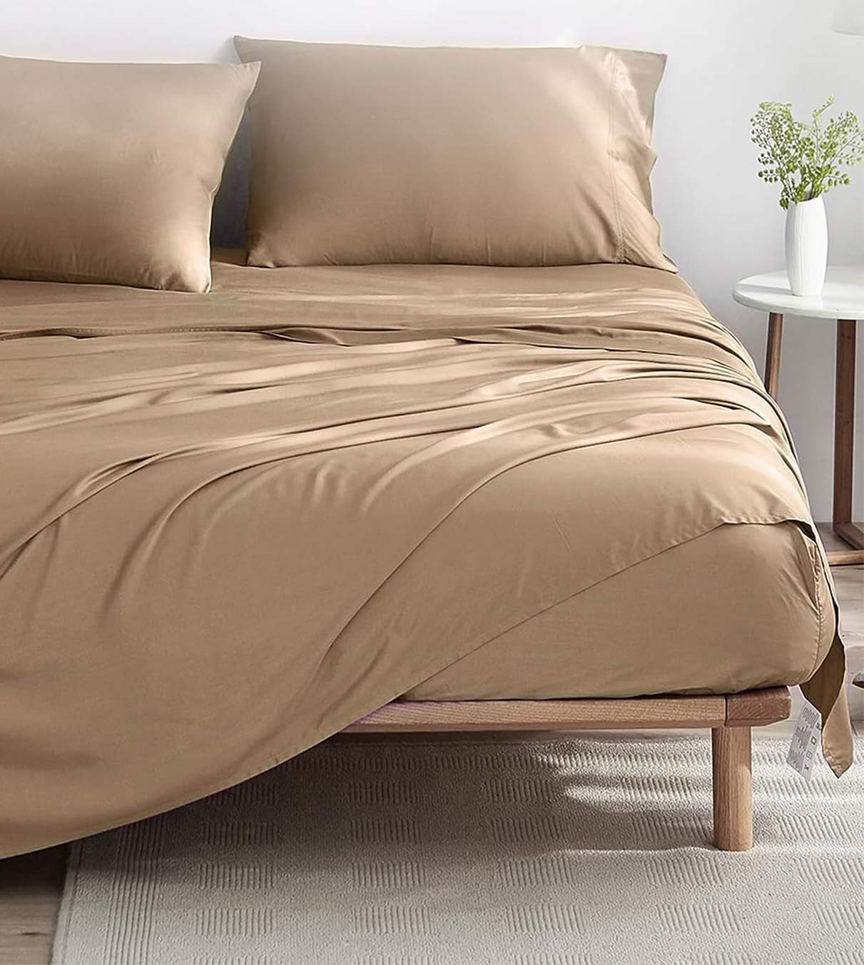 Product: Weighted Blanket Duvet Covers Twin Size | Color: Bamboo Brown