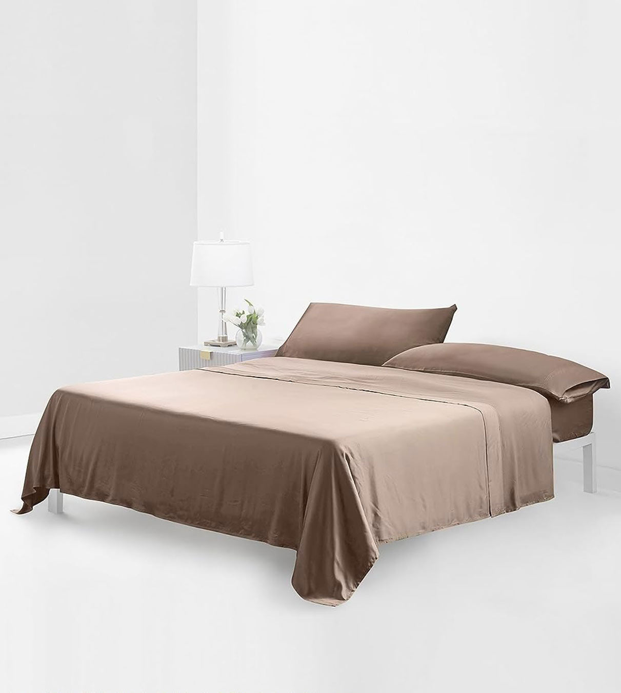 Product: Weighted Blanket Duvet Covers Twin Size | Color: Bamboo Brown